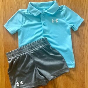 Under Armour Kids Aqua Polo Shirt